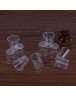 Clear Plastic Disposable Party Shot Glasses Jelly Cups Tumblers Birthday