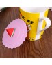 Cartoon Fruit Dustproof Reusable Silicone Cup Cover Seal Lid (Watermelon)