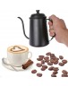 Black 650ml Coffee Tea Pot Hand Coffee Pot Small Mouth Pot