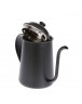 Black 650ml Coffee Tea Pot Hand Coffee Pot Small Mouth Pot