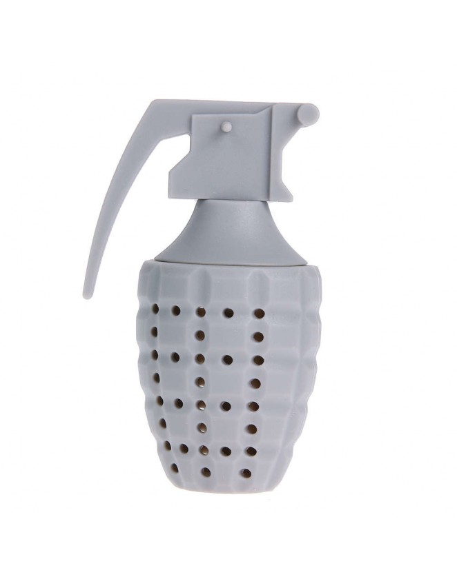 Silicone Grenade Tea Infuser Lazy Tea Filter(Gray)