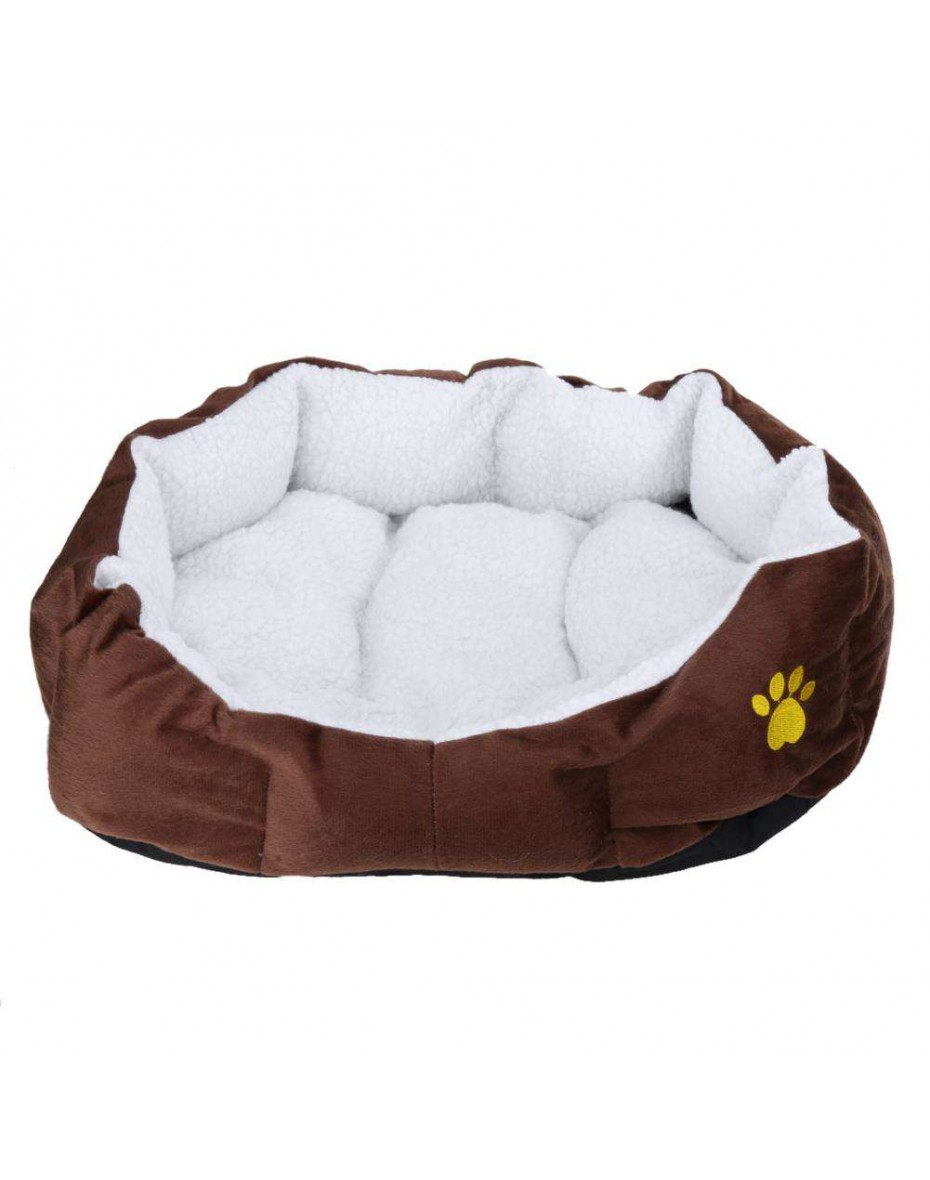 Padded Cashmere Pet Nest Soft Pet House Cat Dog Sleeping Bed Supply