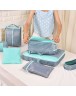 7pcs/set Diamond Travel Storage Bag Breathable Clothing Holder