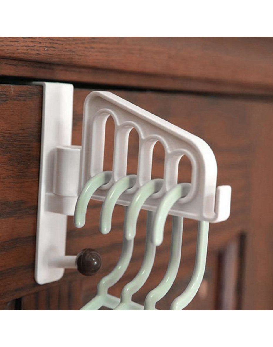 P Type Door Hook Plastic Kitchen Cabinet Bath Towels Clothes Storage Hanger