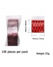 100pcs Dust-proof OPP Sealed Bags Tobacco Tablet Storage Bag Tea Leaf Pouch