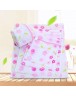 5pcs/set Polyester Round Corner Laundry Bag Floral Printed Wash Bag