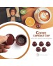 5pcs Plastic Reusable Coffee Capsule Cup Filter Baskets Set with Spoon