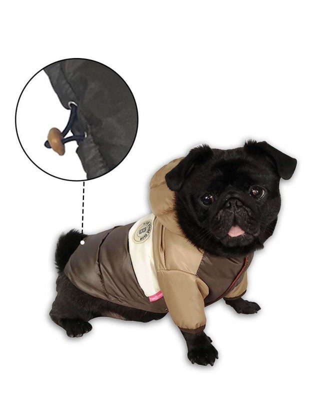 Pet Dog Down Jacket Thicken Hoodie Coat Winter Warm Clothes